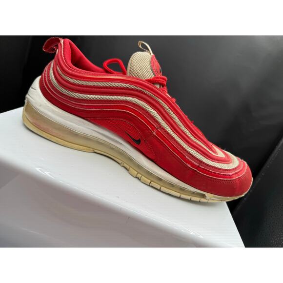Nike Air Max 97 - Red and White with Black and Red Swoosh - Size 8.5M main image 6